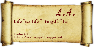 László Angéla névjegykártya